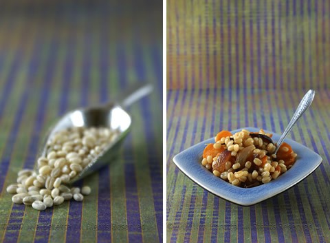 Orzo “risottato” con carote, cipolle e marsala