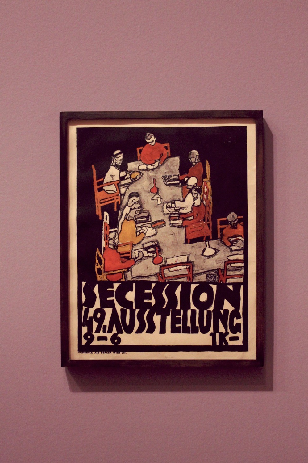 Egon Schiele, "Secession 49. Ausstellung Plakat", 1918