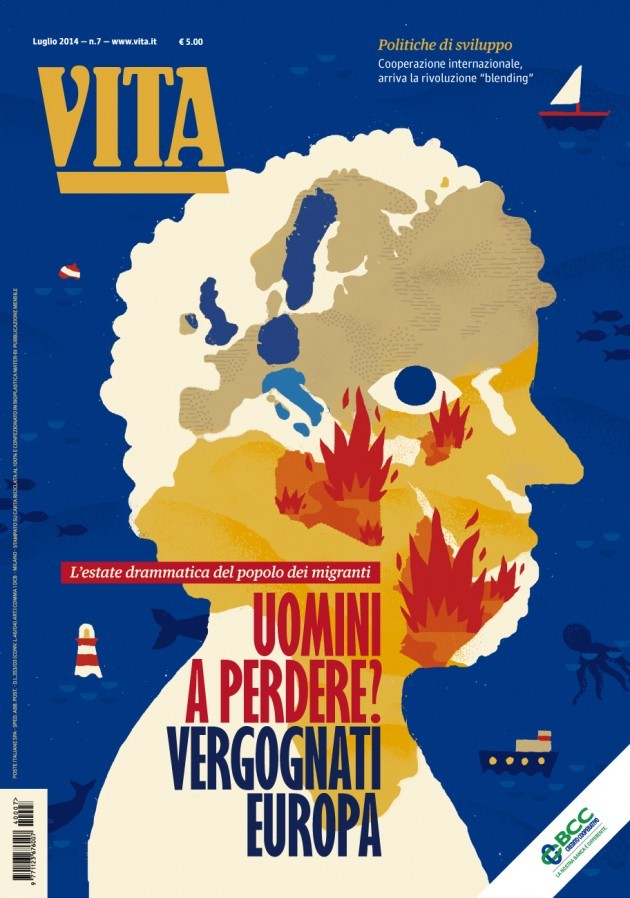cover di luglio 2014, realizzata da Sarah Mazzetti | courtesy Matteo Riva