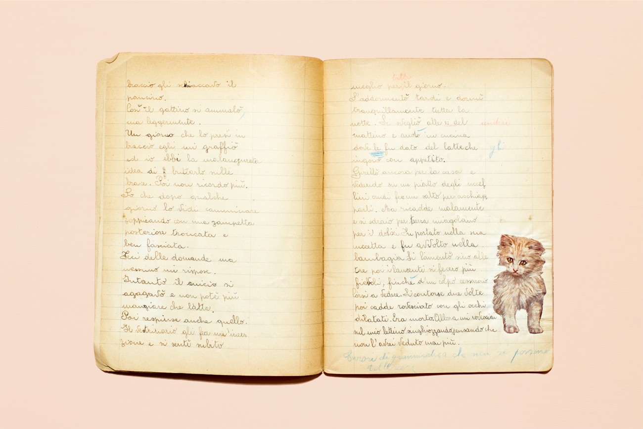 Quaderno delle cronache di Mariolina Margiotti, l'autrice di quaderni preferita da Thomas, 1944