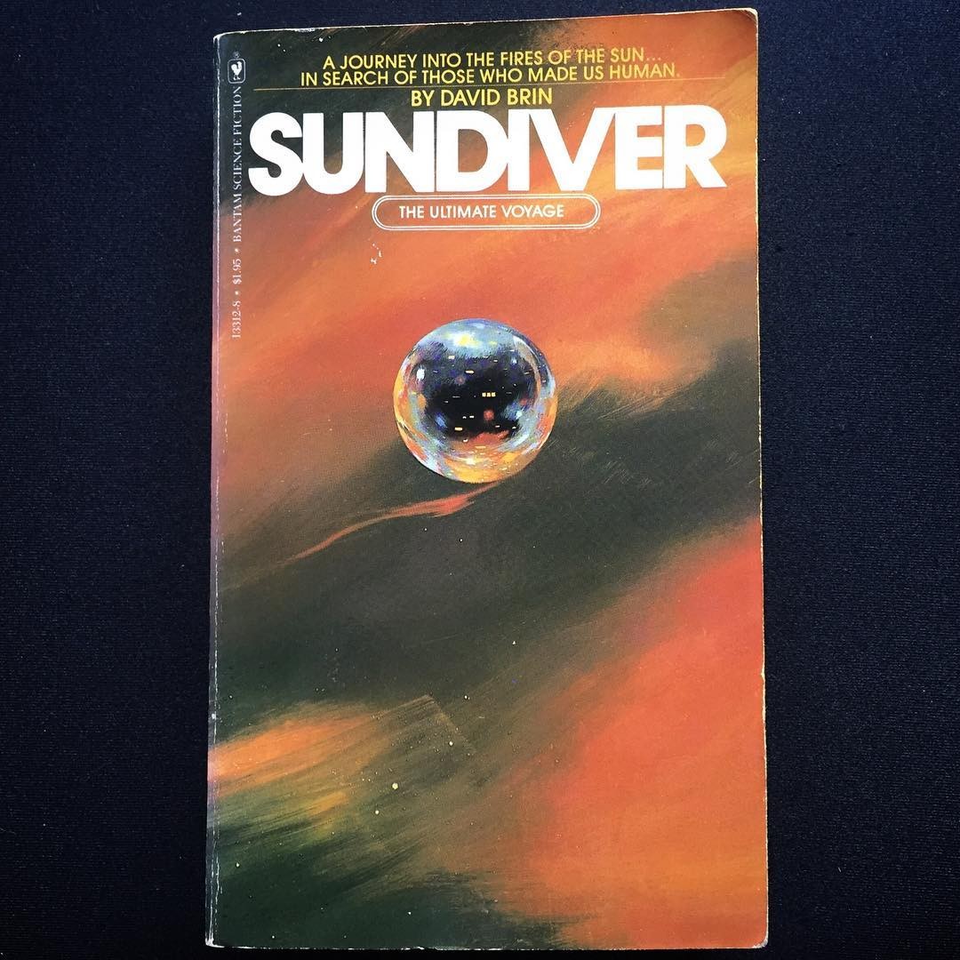 “Sundiver”, David Brin, 1980 Cover art uncredited, 1980